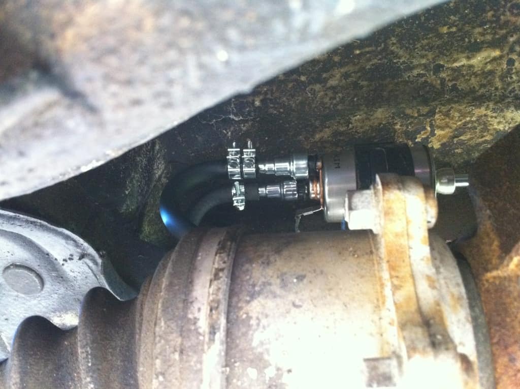 1989 Nissan 240sx fuel filter location #7